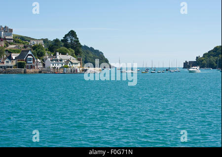 Kingswear und Dartmouth Burg, Dartmouth, Devon Stockfoto