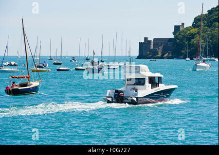 Kingswear und Dartmouth Burg, Dartmouth, Devon Stockfoto