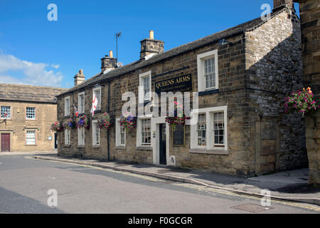 Die Queens-Arme, Bakewell Derbyshire, UK. Stockfoto