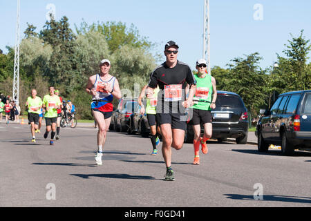 Helsinki City Marathon 2015 Stockfoto