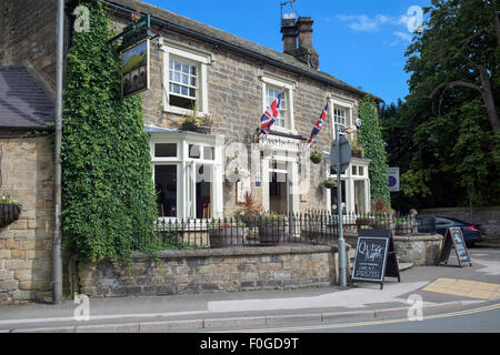 Castle Inn Gasthaus Bakewell, Derbyshire, UK Stockfoto