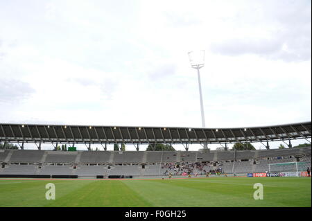 Vue Générale Stade Charlety vide - tour 11.08.2015 - Paris FC/FC Metz - 1er Coupe De La LIgue.Photo: Nolwenn Le Gouic/Icon Sport Stockfoto