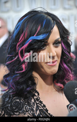 LOS ANGELES, CA - 12. September 2010: Katy Perry bei der 2010 MTV Video Music Awards im Nokia Theatre L.A. Live in der Innenstadt von Los Angeles. Stockfoto