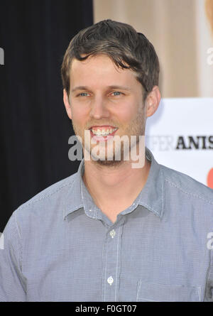 LOS ANGELES, CA - 16. August 2010: Jon Heder die Welt-premiere von "The Switch" Cinerama Dome, Hollywood. Stockfoto