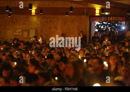 Taizé, Frankreich. 15. August 2015. Die Brüder der Communauté Taizé