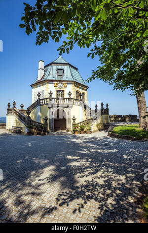 Festung Königstein, Sächsische Schweiz, Sachsen, Deutschland, Europa Stockfoto