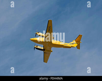 Schottische Rettungsdienst Gamma Av.iation Ratheron B200C King Air (G-SASK).  SCO 10.023 Stockfoto