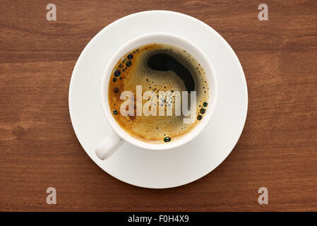 Couchtisch Draufsicht Nahaufnahme Stockfoto