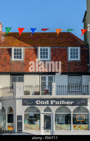 Der Vater Cod Fish &amp; Chips-Shop. Altstadt. Hastings. East Sussex. UK Stockfoto