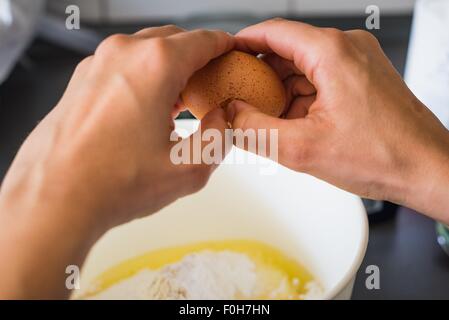 aus Sicht der Bäcker backen Stockfoto