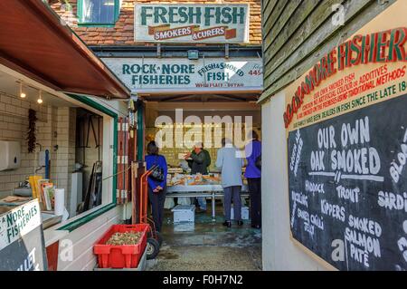 Rock-a-Nore Fischerei. Altstadt. Hastings. East Sussex. UK Stockfoto