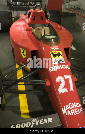 Ferrari-Museum (Museo Ferrari) in Maranello, Italien. Ferrari F1 89 (1989). Stockfoto