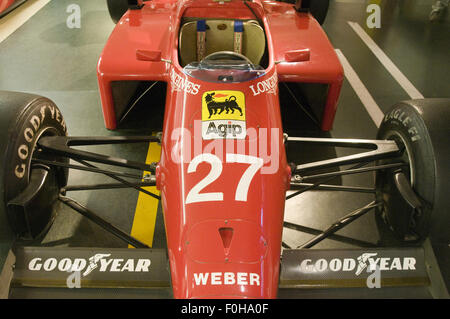 Ferrari-Museum (Museo Ferrari) in Maranello, Italien. Ferrari F1 156-85 (1985). Stockfoto