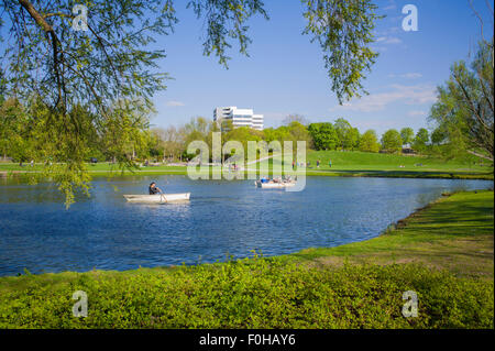 Günther-Klotz-Anlage Park Karlsruhe Baden-Württemberg Deutschland Stockfoto