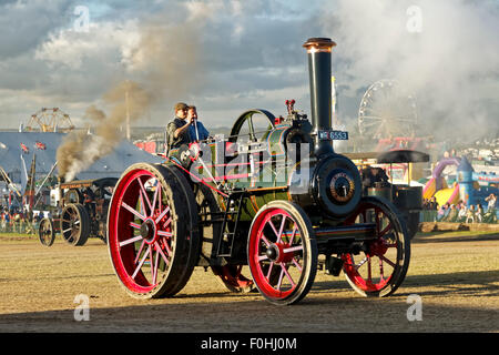 Originalersatzteile, Sims & Jefferies 7nhp Allzweck-Engine an die Great Dorset Steam Fair, Tarrant Hinton, Blandford, Dorset, UK. Stockfoto