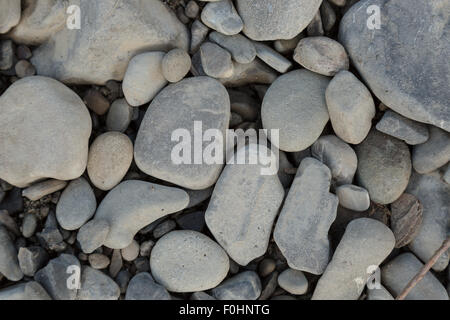 Nahaufnahme des ovalen Steinen. Stockfoto