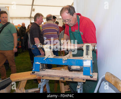 Drechseln-demonstration Stockfoto