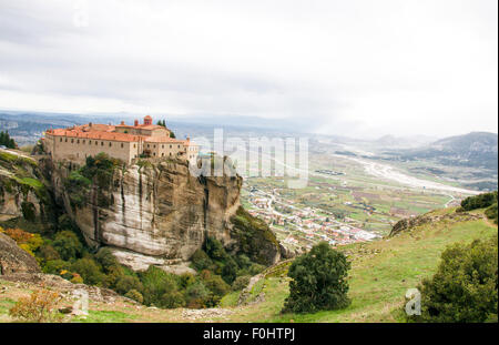 Kloster Agios Stephanos Meteora Klöster, Region Trikala, Griechenland Stockfoto