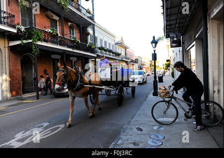 Das French Quarter New Orleans Stockfoto