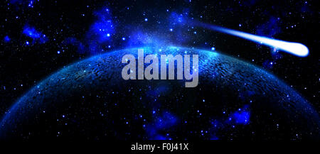 Satelliten-Ansicht Stockfoto