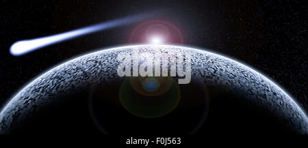 Satelliten-Ansicht Stockfoto