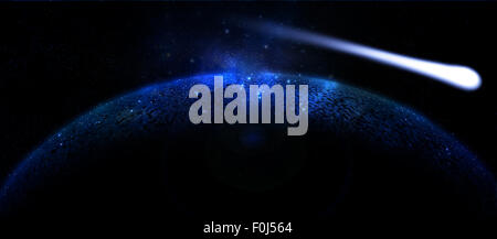 Satelliten-Ansicht Stockfoto