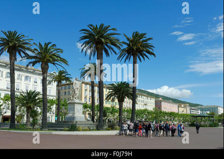 Saint-Nicolas Platz, Bastia, Haute-Corse, North Coast, Korsika, Frankreich Stockfoto