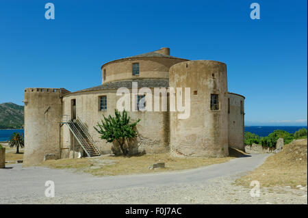 Zitadelle von Saint Florent, Nebbio, Nordküste, Haute-Corse, Korsika, Frankreich Stockfoto