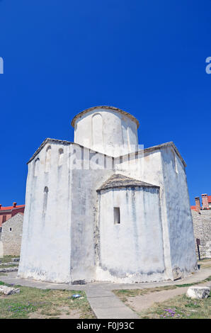 Alte byzantinische Kirche in Nin, Kroatien Stockfoto