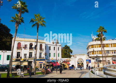 Grand Socco, Ville Nouvelle, Neustadt, Tanger, Marokko, Nordafrika Stockfoto