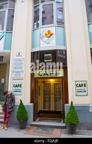 Cafe Leopold Hawelka, Café in der Altstadt, Wien, Österreich Stockfoto
