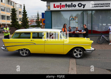 1957 Chevrolet Bel Air 4-türige Kombi Stockfoto