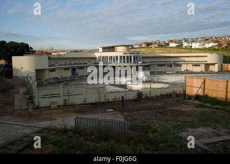 Art-Deco-Lido restauriert, Saltdean, Sussex Stockfoto