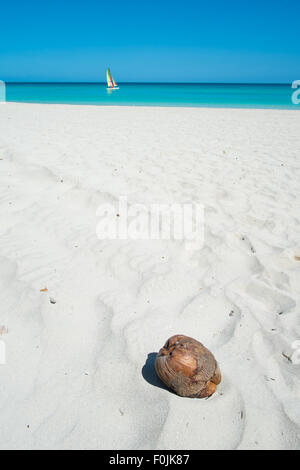 Die Varadero Resort in Kuba ist bekannt für seine tropische Strände mit weißem Sand und kristallklarem Meer. Stockfoto