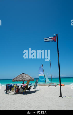 Die Varadero Resort in Kuba ist bekannt für seine tropische Strände mit weißem Sand und kristallklarem Meer. Stockfoto