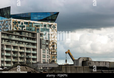 Der Würfel, Gebäude im Zentrum von Birmingham mit Standorten in der Entwicklung eine moderne Multi verwenden. Stockfoto