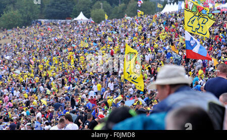 Brno, Tschechische Republik. 16. August 2015. Grand Prix der Tschechischen Republik 2015, Tschechische Republik, 16. August, Brno, Tschechische Republik. Bildnachweis: Lubos Pavlicek/CTK Foto/Alamy Live-Nachrichten Stockfoto