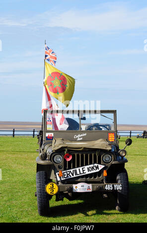 Britischer Jeep aus dem 2. Weltkrieg Stockfoto