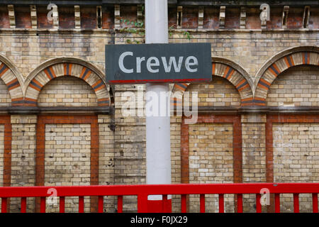 Crewe Railway Station Zeichen