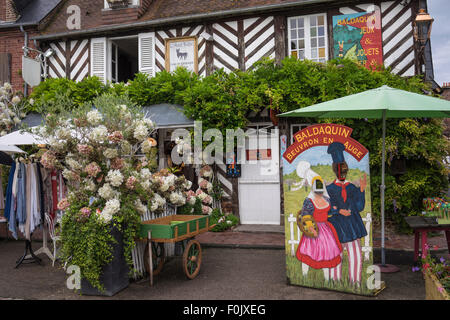 Beuvron-En-Auge, Basse-Normandie, Frankreich Stockfoto