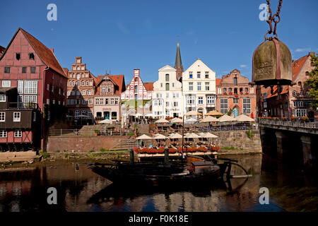 Stint Markt- und Lüneburg alten Hafen, Hansestadt Stadt Lüneburg, Niedersachsen, Deutschland Stockfoto