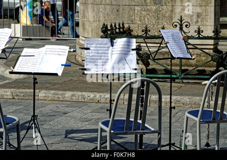 Musik steht auf VJ-Tag feiern. Stockfoto