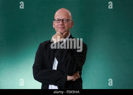 Edinburgh. VEREINIGTES KÖNIGREICH. 17. August 2015. Edinburgh International Book Festival. abgebildete Jan-Philipp Sendker Andduring Edinburgh International Book Festival. Bildnachweis: Pako Mera/Alamy Live-Nachrichten Stockfoto