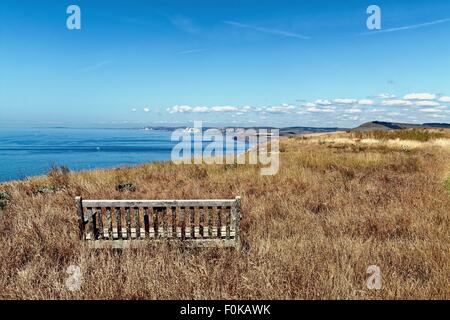 Dorset Küste von St Aldhelms Head betrachtet Stockfoto