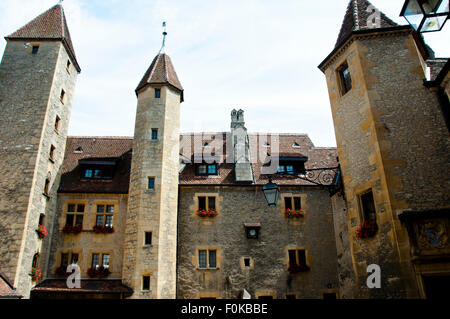 Colombier Burg - Neuchâtel - Schweiz Stockfoto