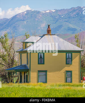 Landwirtschaft, Bauernhof und Gehöft in der Camas Prairie, Idaho, USA Stockfoto