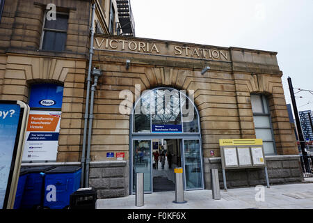 Victoria-Bahnhof Manchester England UK Stockfoto