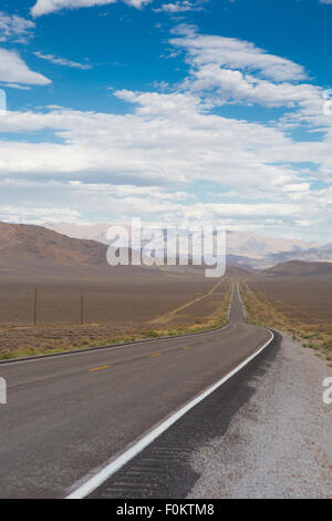 Weg 50 - die einsamste Straße in Amerika, Nevada Stockfoto