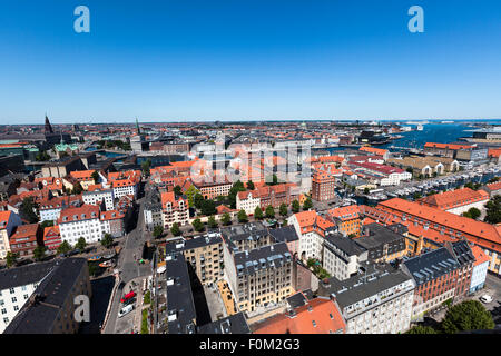 Blick auf Christianshavn, Kopenhagen, Dänemark Stockfoto