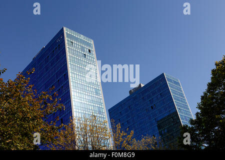 Isozaki Atea Zwillingstürme. Bilbao, Vizcaya, Spanien, Europa. Stockfoto